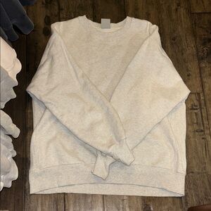 TNA Crewneck Sweater - Light Gray